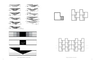 18 19
Studies of light and height for 18 meters depth Studies of asscembly in cross section
 