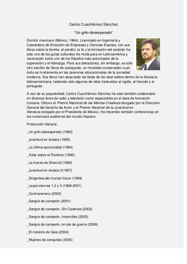 biografia de carlos cuauhtemoc sanchez biografia de carlos cuauhtemoc sanchez