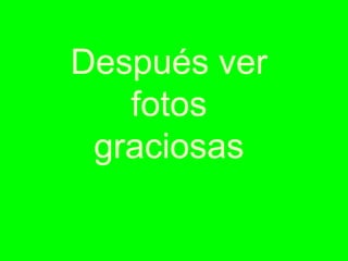 Después ver
fotos
graciosas

 