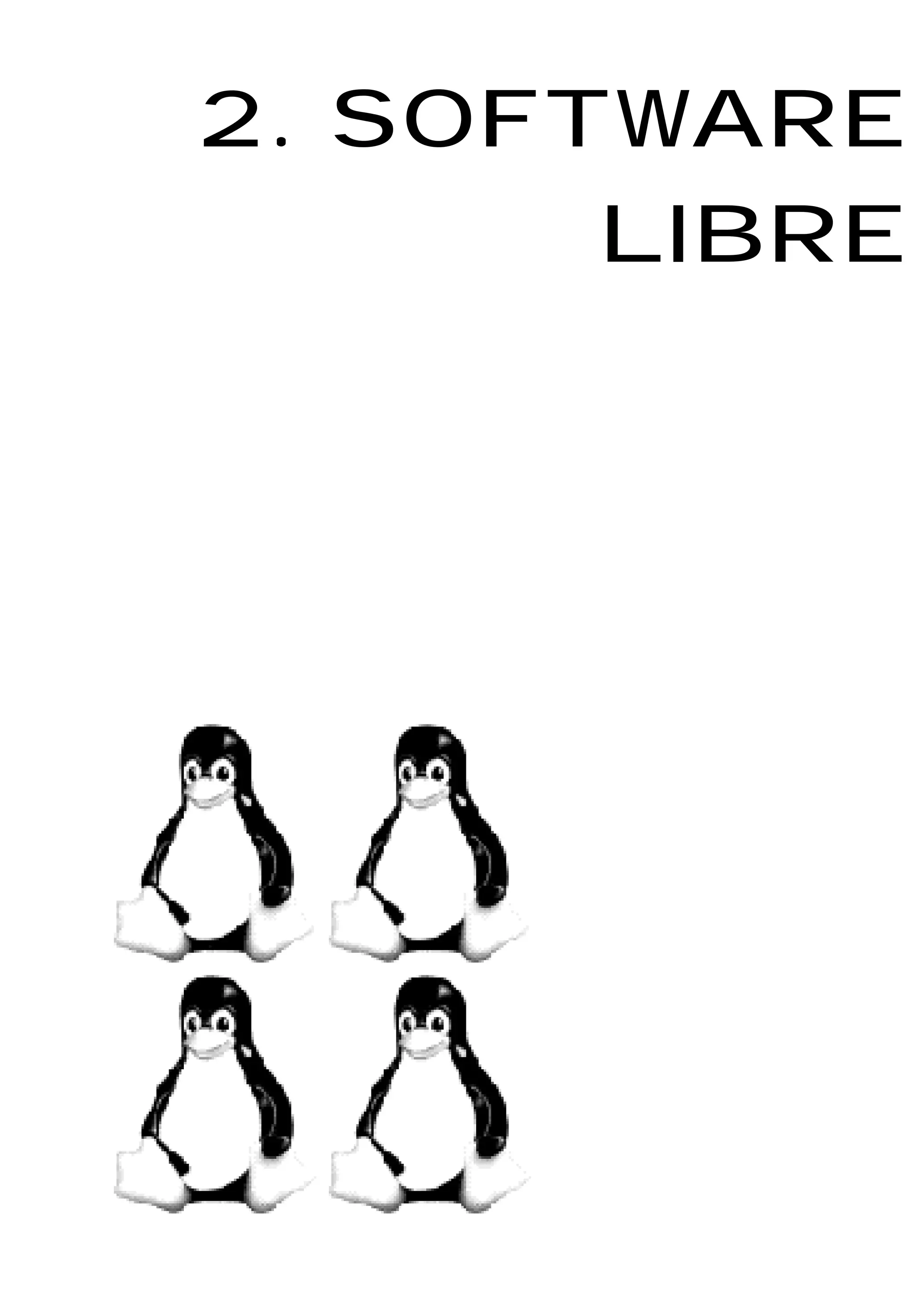 2. SOFTWARE
       LIBRE
 