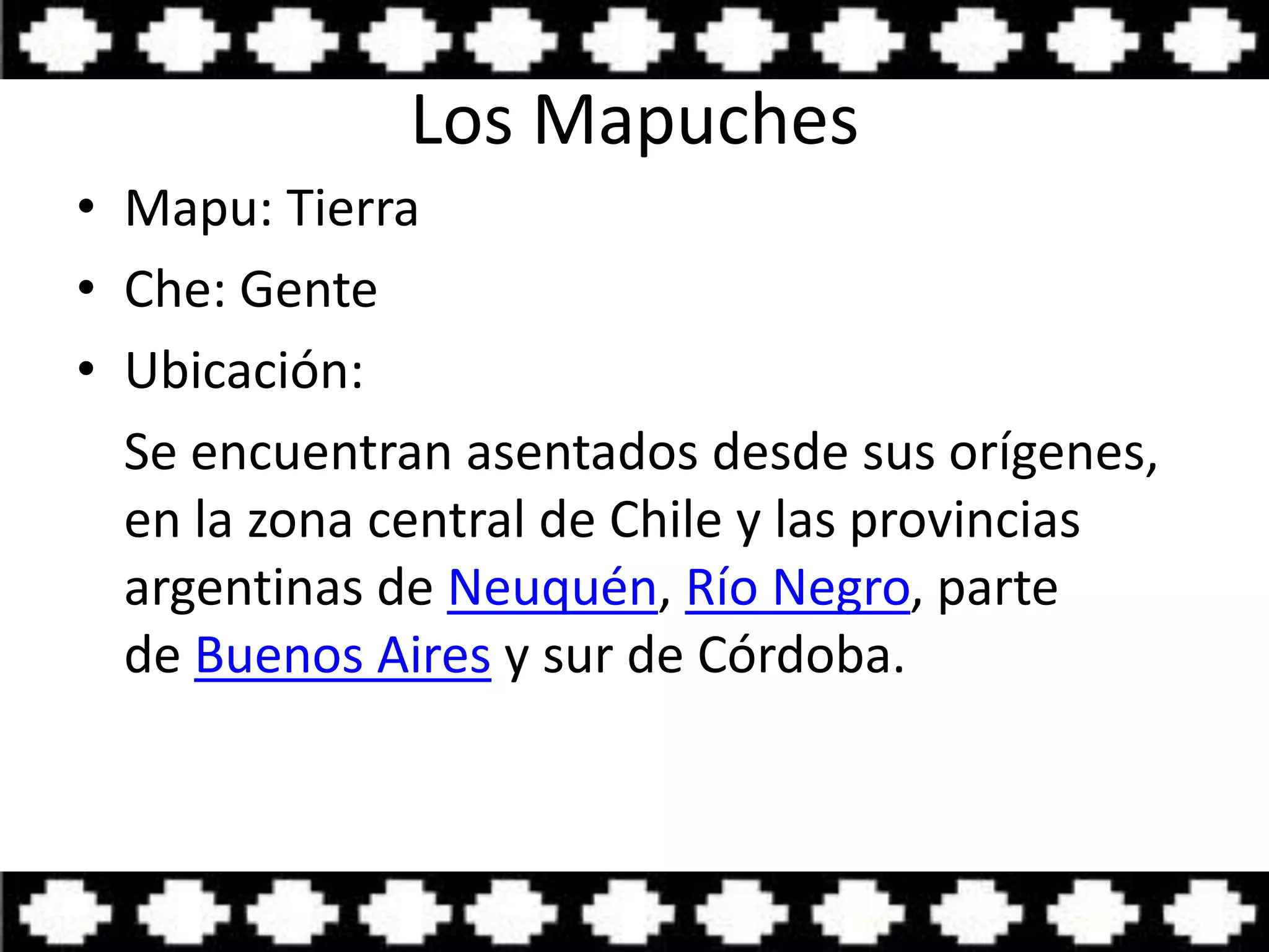 Los mapuches | PPT
