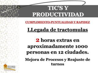 S.I. ÁREAS DE APOYO