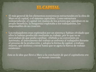 La enajenaciónEl trabajador como máquina