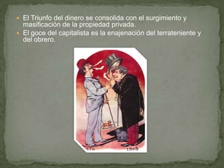 En Hegel su contenido no es negativo. En Marx, sí. 