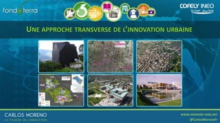 UNE APPROCHE TRANSVERSE DE L’INNOVATION URBAINE
 