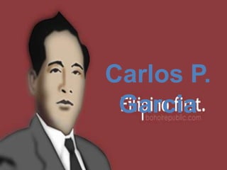 Carlos P.
 Garcia
 