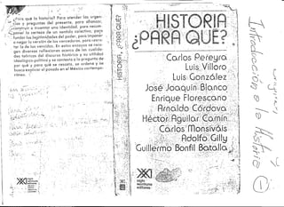 Carlos Pereyra - Historia para qué