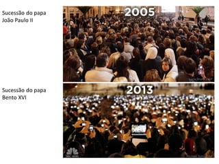 Sucessão do papa João Paulo II 
Sucessão do papa Bento XVI  
