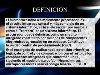 INDICE DEFINICIÓN 