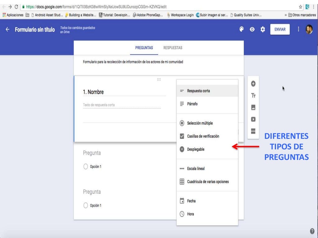 Crear Formulario Google Forms