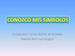 Creado por: Carlos Borrás de la Rubia
Natalia Marroyo Aragón
 