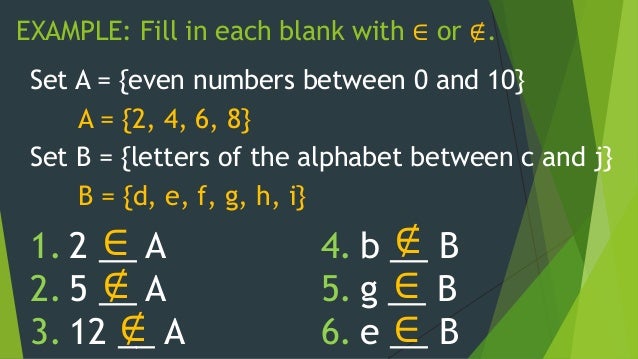 Math 7 - Ways of Defining a Set