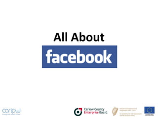  25 Billion pieces of content are shared every month on FacebookLook at the stats!FACEBOOK - Ireland1,418,100 Facebook users in Ireland