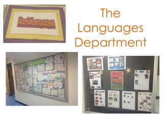 The
Languages
Department

 