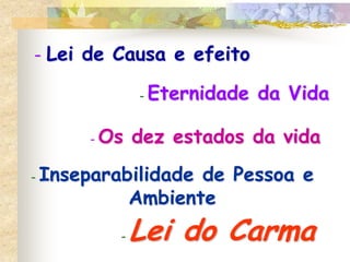 Lei de Causa e efeito