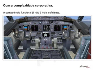 Com a complexidade corporativa,
A competência funcional já não é mais suficiente.

 