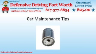 Car Maintenance Tips
 