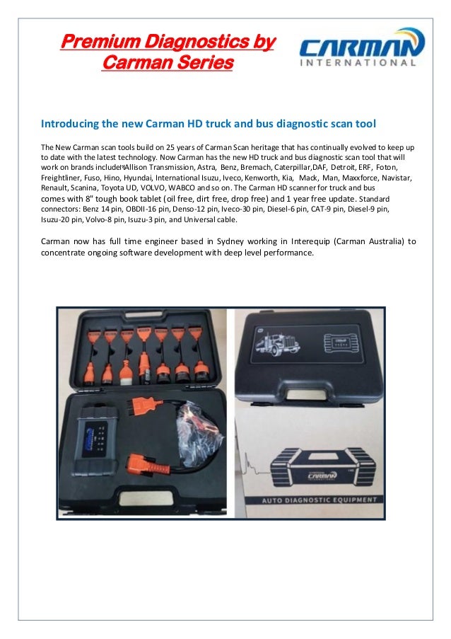 Carman Scanners Series