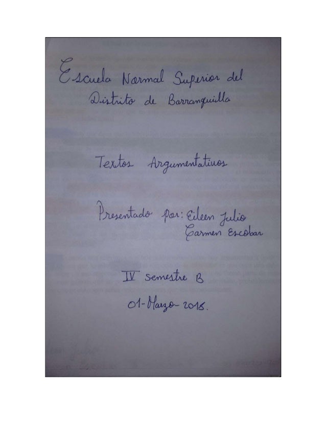 Textos Argumentativos 