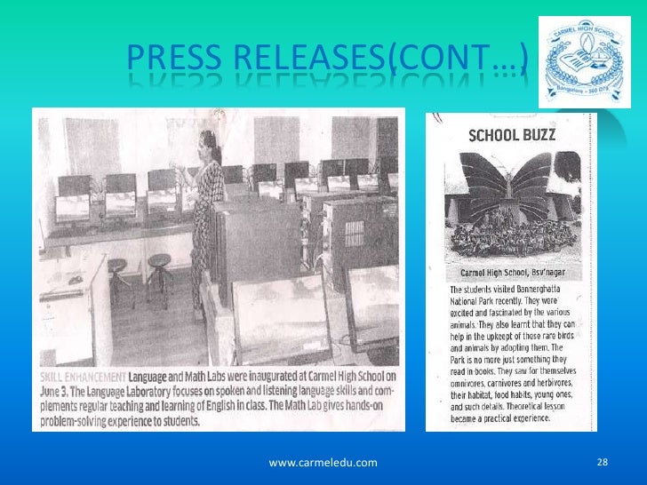 CARMEL HIGH SCHOOL Basaveshwaranagar