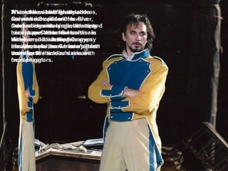 The soldier is commanded to escort her to prison. However, Carmen charms him into letting her escape. When the soldier is discovered for letting Carmen escape, he is thrown into jail for one month's time. A victorious bullfighter who arrives to Seville with a celebrating entourage, attempts to capture Carmen's heart. However, his attempts are unsuccessful, as Carmen's heart waits for the soldier's release from prison.  When the soldier finally arrives, Carmen dances for him. She mocks his military obedience and tries to persuade him to remain with her and live the free gypsy life. She convinces him and both they flee to the mountains with two smugglers. 