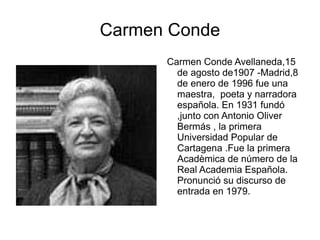 Carmen Conde  ,[object Object]
