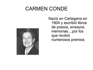 CARMEN CONDE ,[object Object]