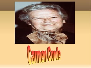 Carmen Conde  