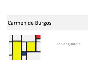 Carmen de Burgos La vanguardia 