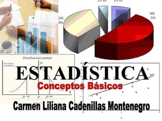 ESTADÍSTICA Conceptos Básicos Carmen Liliana Cadenillas Montenegro 