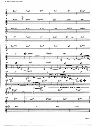 _        __   •••••   __   '-"0.1   ~1   •••••
                                             0.I   •   _Y_o.,I




    70
                                    7                            Fmaj7   G7/9     Am7
~                          Em                               I




                                                                 C 6/9   A7/C#    Dm           G#dim


    88
                                                                 Cm7/4           Bm7/4         Dm7

~

    94
                                                                 Am7     Dm7      Am7

~

                                                                                         Am7
 