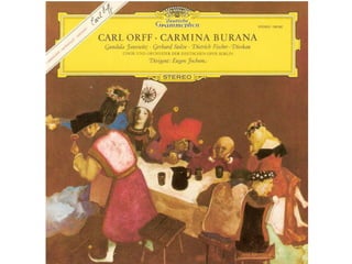 Carmina Burana album to download carl orff by eugen joschum