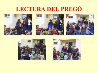LECTURA DEL PREGÓ 