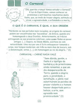Cartilha Carnaval - Aula especial