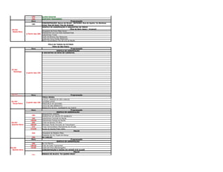 22h           ALMIR ROUCHE
                      23h           GUSTAVO TRAVASSOS
                      Hora                                            Programação
                                  CONCENTRAÇÃO: Banco do Brasil - ROTEIRO: Rua do Apolo/ Av Barbosa
                       16h
                                  Lima/ Rua da Guia/ Pça do Arsenal
                                  DESFILE DE AGREMIAÇÃO E ORQUESTRA DE FREVO
 04/03                                                               (Rua do Bom Jesus / Arsenal)
 Sexta-feira                      Orquestra de Frevo Maia Junior
                                  PASSISTAS CIA CULTURA NORDESTINA
                 A Partir das 20h
                                  Caboclinhos Truká
                                  Clube de Boneco Seu Malaquias
                                  Clube de Frevo Pavão Misterioso
                                  Bloco Carnavalesco Flor da Lira do Recife

                                         PÓLO DE TODOS OS RITMOS
                                             Pátio de São Pedro
                      Hora                                      Programação
                                                  DESFILE DE AGREMIAÇÃO
                                    V ENCONTRO DE BOIS DE CARNAVAL




 27/02
   Domingo
                 A partir das 15h




 01/03
                      Hora                                           Programação
  Terça-Feira
                                    TERÇA NEGRA
                                    G.R.E.S. UNIDOS DE SÃO CARLOS
 01/03                              LUCIENE LOYCE
                 A partir das 19h
  Terça-Feira                       MARZURCA DA QUIXABA
                                    COCO DE SEU BENEDITO
                                    MARACATU DE B.V. ALMIRANTE DO FORTE
                      Hora                                           Programação
                                                      DESFILE DE AGREMIAÇÃO
                                    ORQUESTRA VENENO
                       18h
                                    PASSISTAS DO GRUPO PE-NAMBUCO
                      19h           Caboclinhos Canindé do Recife
                     19h30          Caboclinhos Carijós do Recife
 02/03                20h           Clube de Boneco Tô Afim
 Quarta-Feira        20h30          Maracatu Pavão Dourado de Tracunhaem
                      21h           Troça Carnavalesca Abanadores do Arruda
                     21h30          Escola de Samba Preto Velho
                                                                         PALCO
                       22h          Orquestra do Maestro Maia
                                    Passistas da Cia Trapiá de Dança
                      23h           ED CARLOS
                      Hora                                           Programação
                                                      DESFILE DE AGREMIAÇÃO
                      18h           Boi de Mainha
                     18h30          Tribo de Indio Tupinambá
03/03                19:00          Clube de Frevo Maracangalha
  Quinta-feira                      CONCENTRAÇÃO E SAÍDA DO AFOXÉ OYÁ ALAXÉ
                                                                         PALCO
                                    ENSAIO DO BLOCO "EU QUERO MAIS"
                       20h
 