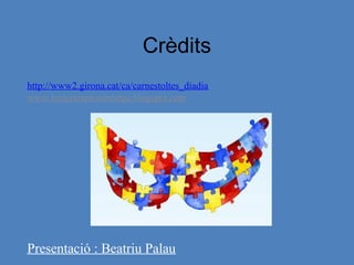 Reflexió comú
• Posarem en comú les respostes i explicarem a
quin lloc i com hem trobat la resposta.
• Les respostes a preguntes inferencials com :
Hi haurà berenar?
• Haurem d’explicar a partir de quines pistes
hem trobat la resposta.
 