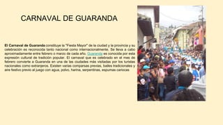 Carnaval de guaranda