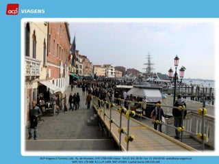 CARNAVAL
   EM
 VENEZA




           Viagem exclusiva ACP Viagens
           19 a 25 Fevereiro 2012
 