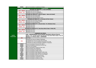 20h30       Clube Carnavalesco Lavadeiras de Areias
                 Hora                                       Programação
                                    ESTAÇÃO DO FREVO Nº 1 ( Rua da Moeda)
              16h - 18h30   Orquestra de Frevo de Maia
                            Orquestra de Frevo Os Tangarás
              18h30 - 21h
                            Passistas do Grupo Zenaide Bezerra
                            ESTAÇÃO DO FREVO Nº 2 (Rua do Apolo - Banco do Brasil)
              16h - 18h30    Orquestra de Frevo Som Brasil
                             Orquestra de Frevo Primavera
              18h30 - 21h
                             Passistas do Grupo Na Onda do Frevo
                              ESTAÇÃO DO FREVO Nº 3 ( Travessa do Bom Jesus)
              16h - 18h30   Orquestra de Frevo Novo Horizonte
                            Orquestra de Frevo Vereda Tropical
              18h30 - 21h
                            Passistas do Grupo Brincantes
                          ESTAÇÃO DO FREVO Nº 4 ( Rua da Guia / Av. Barbosa Lima)
              16h - 18h30  Orquestra de Frevo
                           Orquestra de Frevo
              18h30 - 21h
                           Passistas do Grupo
                          ESTAÇÃO DO FREVO Nº 5 ( Rua Dona Maria César /Folha PE)
              16h - 18h30   Orquestra de Frevo
                            Orquestra de Frevo
              18h30 - 21h
                            Passistas do Grupo
                                                CORREDOR DO FREVO
                            16h - CONCENTRAÇÃO: Rua da Moeda/ Rua Mariz e Barros/ Rua do
  16/02                     Apolo/ Trav. do Bom Jesus/ Rua da Guia/ Rua Dona Maria César/ Rua da
Terça-feira                 Moeda/ Av. Alfredo Lisboa - DISPERSÃO
                 16h        Clarinada
                            Orquestra de Frevo do Maestro Rodrigues
                            30 Passistas de Frevo do Grupo AJE de Dança
                 16h
                            60 Palhaços da Turma de Palhaços Periquitos do Zumbi
                            10 Bonecos do Teatro de Bonecos Lobatinho e Orquestra
                16h15       Troça Carnavalesca Flores de Meu Bairro
                16h30       Troça Carnavalesca Verdureiras de São José
                16h45       Bloco Flor do Eucalipto
                 17h        Clube Carnavalesco Girassol da Boa Vista
                17h15       Clube de Boneco Seu Malaquias
                17h30       Clube Carnavalesco Arrasta Tudo
                17h45       Troça Carnavalesca A Mãe é Minha
                 18h        Bloco Carnavalesco Misto Batutas de São José
                18h15       Bloco Carnavalesco Misto Madeira do Rosarinho
                18h30       Bloco Carnavalesco Misto Flor da Lira do Recife
                18h45       Clube Carnavalesco Amante das Flores
                 19h        Clube Carnavalesco Transporte em Folia
                19h15       Clube Carnavalesco Girafa em Folia
                19h30       Clube Carnavalesco das Pás Douradas
 