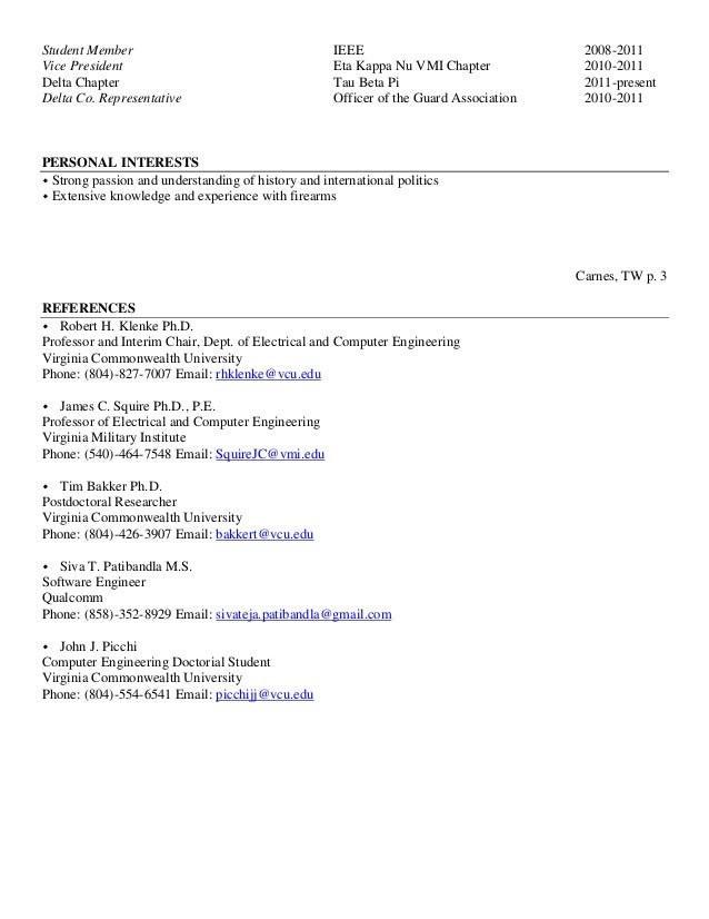 Student Chapter President Resume Student Chapter President Resume