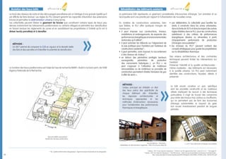 22…
Méthode :
Un SIG10
permet de comparer le COS en vigueur et la densité réelle
des îlots et des parcelles et d’identifier le potentiel de densification.
Méthode :
L’enjeu principal est d’établir un état
des lieux précis des spécificités de
chaque bâtiment afin d’identifier
les réponses architecturales et
techniques appropriées et les
méthodes d’intervention nécessaires
pour l’amélioration des performances
thermiques et énergétiques.
Le bâti ancien constitue un parc spécifique
dont les procédés constructifs et les matériaux
utilisés impliquent de recourir à des techniques
particulières. Il s’agit de trouver des compromis
pour éviter des travaux trop coûteux ou insuffisants,
qui ne permettent pas de faire des économies
d’énergie substantielles et risquent de geler
tout nouvel investissement pendant de longues
périodes.
10
SIG : Système d’Information Géographique : logiciel d’analyse de données et de cartographie.
11
Article L. 123-1-5 du Code de l’urbanisme - 12
Article 11 du PLU approuvé de Paris - zone UG.11.2.3 - 13
Voir page 25-
14
Article L. 128-1 du Code de l’urbanisme - 15
Voir Bâti ancien - cahier de recommandations techniques et architecturales -
http://www.grenoble.fr/include/viewFile.php?idtf=2485&path=20%2FWEB_CHEMIN_2485_1287654292.pdf
Démarche BIMBY, www.bimby.fr -
Densification des tissus pavillonnaires
C. et Ch. Finas, bâti ancien et énergies renouvelablesAxis Architecture, L. Thomassin -
Réhabilitation du bâti industriel en logements - OPAC 43 Le Puy-en-Velay (43)
Le tracé des réseaux de voirie et des découpages parcellaires est un héritage d’une grande rigidité qu’il
est difficile de faire évoluer. Les règles du PLU doivent garantir les capacités d’évolution des extensions
futures et permettre la sédimentation urbaine à long terme.
Les collectivités peuvent libérer le gisement de foncier que constituent certains types de tissus peu
denses (notamment les lotissements pavillonnaires ou certains villages) et permettre leur densification
en faisant évoluer les règlements de zones et en sensibilisant les propriétaires à l’intérêt qu’ils ont à
diviser leur(s) parcelle(s) et à densifier.
La mutation des tissus pavillionnaires est l’objet de l’axe de recherche BIMBY « Build in my back yard » de l’ANR
(Agence Nationale de la Recherche) :
Le patrimoine bâti représente un gisement considérable d’économies d’énergie. Son entretien et sa
reconquête sont une priorité par rapport à l’urbanisation de nouvelles zones.
En matière de constructions existantes, bien
que faibles, le PLU offre quelques marges de
manœuvre :
•	 il peut imposer aux constructions, travaux,
installations et aménagements, de respecter des
performances énergétiques et environnementales
renforcées qu’il définit11
;
•	 il peut autoriser les débords sur l’alignement de
la voie publique pour l’isolation par l’extérieur de
constructions existantes12
;
•	 il peut permettre, voire imposer, le raccordement
à des réseaux de chaleur13
;
•	 en dehors des périmètres protégés (secteurs
sauvegardés, périmètres de protection
des monuments historiques...), un PLU « ne
peut s’opposer à l’utilisation de matériaux
renouvelables ou de matériaux ou procédés de
construction permettant d’éviter l’émission de gaz
à effet de serre » ;
•	 par délibération, la collectivité peut bonifier les
droits à construire dans les zones urbanisées,
dans la limite de 30 % et dans le respect des autres
règles établies dans le PLU, pour les constructions
satisfaisant à des critères de performances
énergétiques élevées ou alimentées à partir
d’équipements performants de production
d’énergies renouvelables14
;
•	 les annexes du PLU15
peuvent contenir des
conseils stratégiques pour guider les propriétaires
sur la réhabilitation thermique.
Des enjeux architecturaux et des contraintes
techniques peuvent limiter les interventions sur
l’existant.
Préserver l’identité et la qualité architecturales -
même modestes - des bâtiments est nécessaire
à la qualité urbaine. Un PLU peut notamment
identifier des constructions, façades, détails à
préserver.
«
«
sobriété efficacité renouvelables sobriété efficacité renouvelables
Réhabilitation des bâtiments existants
Mutation des tissus bâtis Réhabilitation des bâtiments existants
 