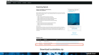 Getting Started with Splunk Enterprise Hands-On | PDF