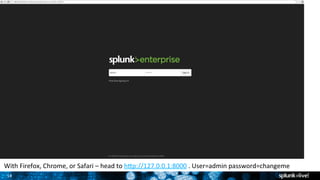 Getting Started with Splunk Enterprise Hands-On | PDF