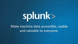 Getting Started with Splunk Enterprise Hands-On | PDF