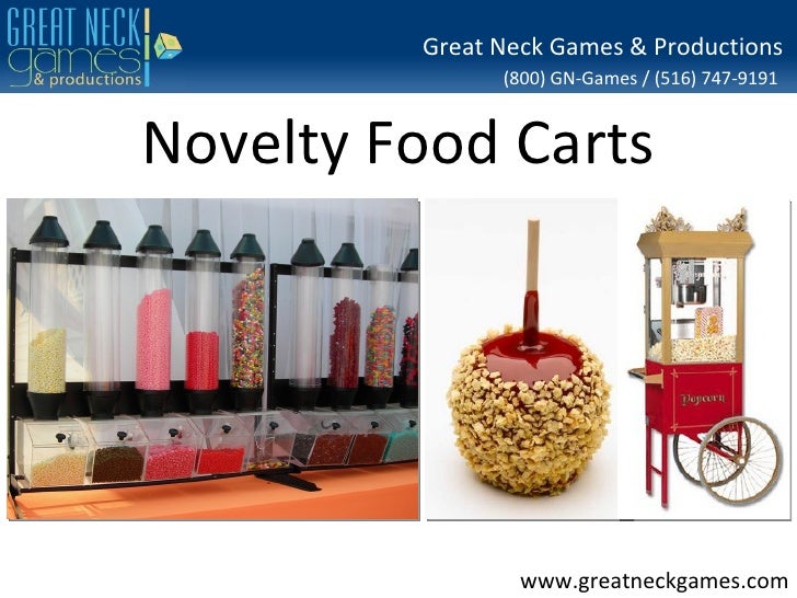 Novelty Food Cart Rental NY NJ NYC CT PA