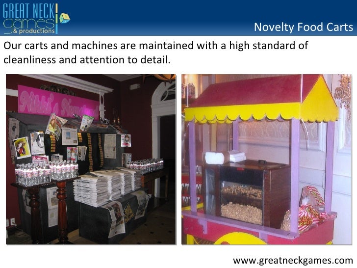 Novelty Food Cart Rental NY NJ NYC CT PA