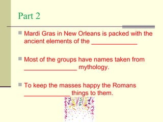 mardi gras group names