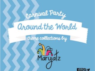 Carnival party around the world theme collection by marujatz