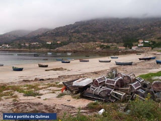 Praia e portiño de Quilmas
 