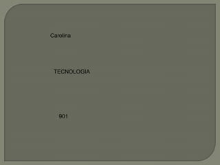 Carolina




 TECNOLOGIA




   901
 